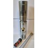 RHEINZINK hemelwateropvang / regentonvuller Ø80 mm walsblank