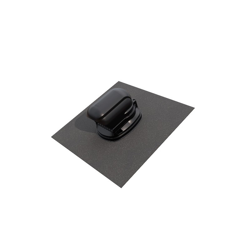 Ubbink Kabel-  leiding dakdoorvoer 120 15-55° Ubiflex standaard Zwart