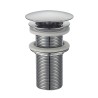 UniMatch open afvoerplug verlengd 5/4" chroom