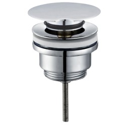 Flowe draaiwaste afvoerplug 5/4" chroom