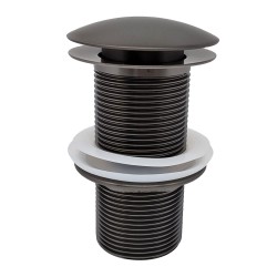 UniMatch clickwaste afvoerplug verlengd 5/4" gunmetal