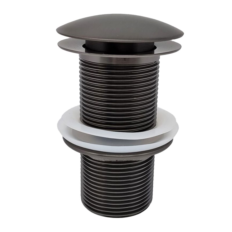 UniMatch clickwaste afvoerplug verlengd 5/4" gunmetal