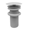 UniMatch open afvoerplug verlengd 5/4" mat wit