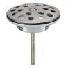 Korv open afvoerplug rooster 5/4" chroom