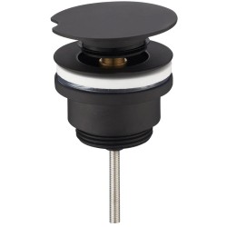 Flowe draaiwaste afvoerplug 5/4" mat zwart