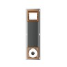 Rocko toiletrolhouder zonder klep reserverolhouder inb.geb.brons koper