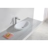 Kim waskom ovaal 59 x 35 x 11 cm solid surface mat wit