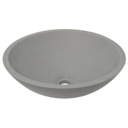 Valerie waskom rond 43 x 13 cm solid surface betonlook
