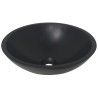 Valerie waskom rond 43 x 13 cm solid surface mat zwart