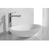 Kim waskom ovaal 59 x 35 x 11 cm solid surface mat wit