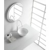 Luna waskom rond 32,5 x 14 cm keramiek glans wit