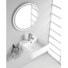Larx waskom 38,5 x 38,5 x 13 cm keramiek glans wit