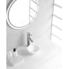 Consilio waskom rond 20 x 9 cm keramiek glans wit