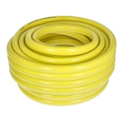 Silvertec tuinslang / waterslang robuust 3- laags geel 25 mtr. 3/4"