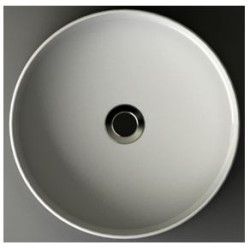 Link waskom rond 40 x 12 cm keramiek glans wit