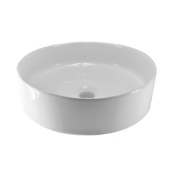 Link waskom rond 40 x 12 cm keramiek glans wit