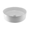 Link waskom rond 40 x 12 cm keramiek glans wit