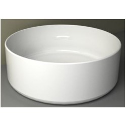 Link waskom rond 40 x 12 cm keramiek glans wit