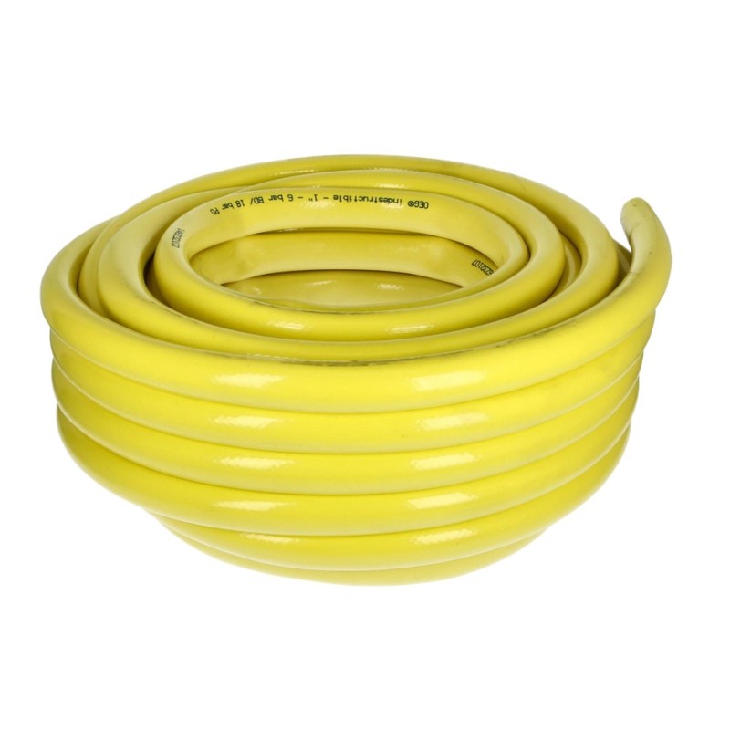 Silvertec tuinslang / waterslang robuust 3- laags geel 25 mtr. 1''