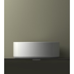 Link waskom rond 40 x 12 cm keramiek glans wit