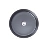 Link waskom rond 40 x 12 cm keramiek mat zwart