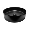 Link waskom rond 40 x 12 cm keramiek mat zwart