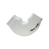 Canalit Beweegbare platte bocht 90 x 65 mm wit