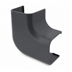 Canalit Platte bocht 90 x 65 mm antraciet