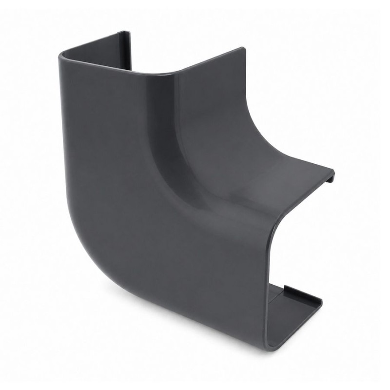 Canalit Platte bocht 90 x 65 mm antraciet