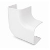 Canalit Platte bocht 125 x 75 mm wit