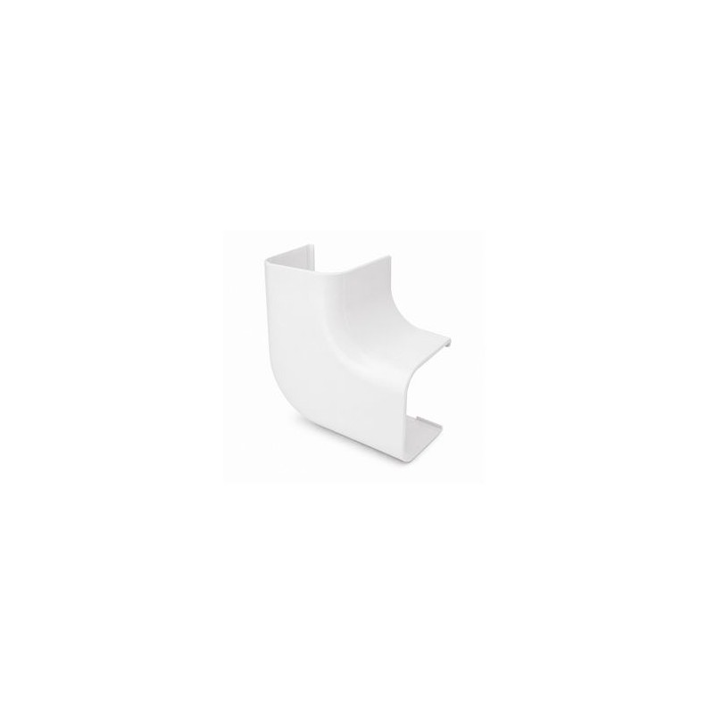 Canalit Platte bocht 80 x 60 mm wit