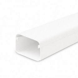 Canalit leidinggoot 125 x 75 mm 2mtr pvc wit