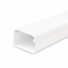 Canalit leidinggoot 125 x 75 mm 2mtr pvc wit