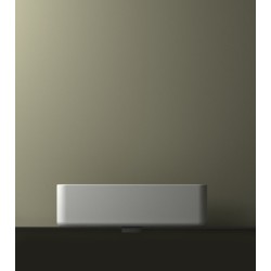 Link opzetwastafel 35 x 50 x 12 cm keramiek glans wit