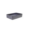 Link opzetwastafel 35 x 50 x 12 cm keramiek mat zwart
