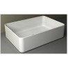 Link opzetwastafel 35 x 50 x 12 cm keramiek glans wit