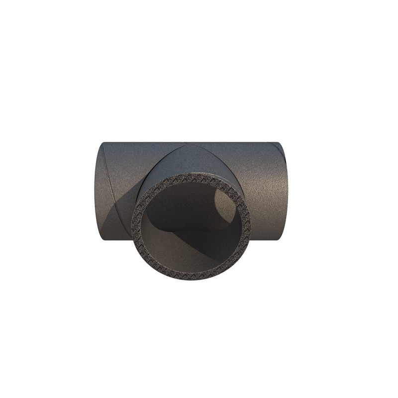 Ubbink Aerfoam geïsoleerd leidingsysteem T-stuk 90° EPE 200 grijs