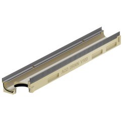ACO Multiline Sealin HV100E gootelement H100 RVS rand L1000mm OU110