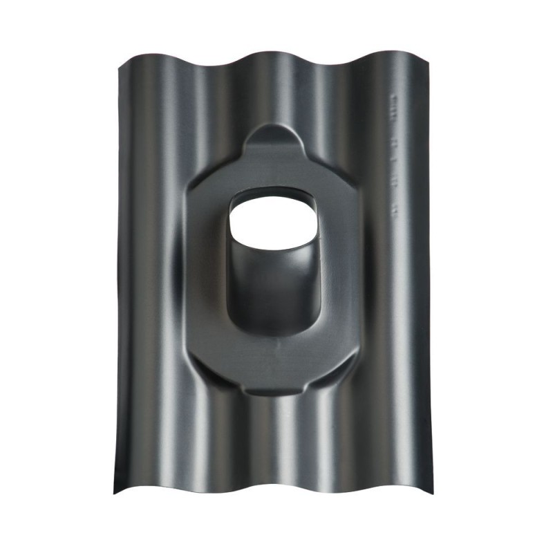 Dakdoorvoerpan 131 Eternit 177 x 51mm 25-45° Golfplaat GPN zwart