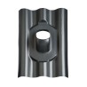 Dakdoorvoerpan 131 Eternit 177 x 51mm 25-45° Golfplaat GPN zwart