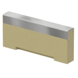 ACO Multiline Sealin HV100E Eindplaat H80 RVS - bij inkorten