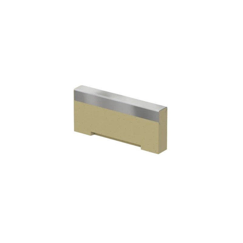 ACO Multiline Sealin HV100E Eindplaat H80 RVS - bij inkorten