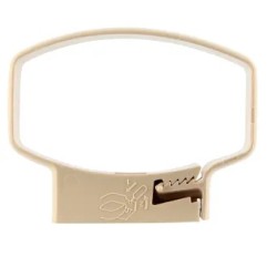 NICOLL Ovation LG28 PVC-Ti pijpbeugel 90x56 M6 beige