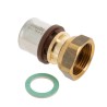 BONFIX Alu-pers 2-delige koppeling met losse moer 1" bi. x 32 mm