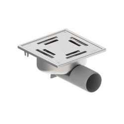 Blücher vloerput Compact rvs304 147 x 147 mm ou/zu schroef