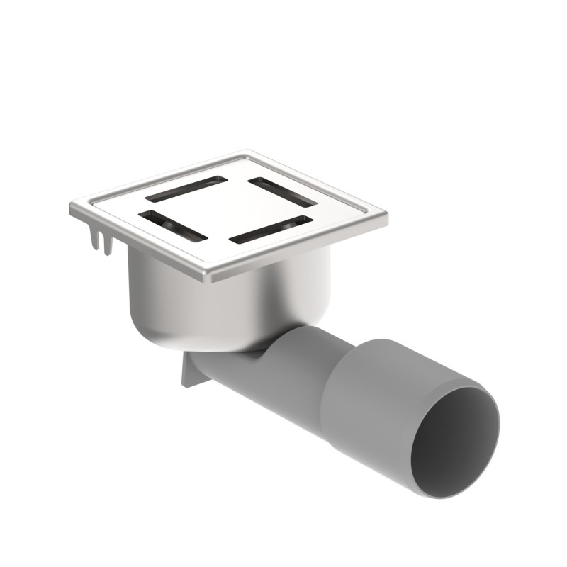 Blücher vloerput Compact rvs304 97 x 97 mm ou/zu