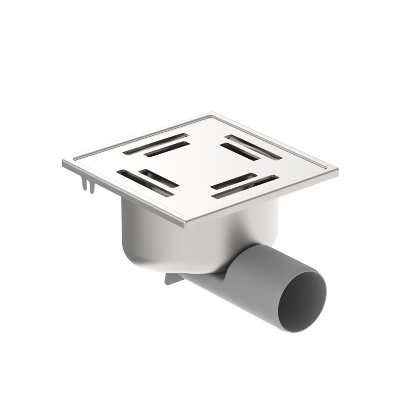 Blücher vloerput Compact rvs304 147 x 147 mm ou/zu ws 50mm