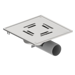 Blücher vloerput Compact rvs304 197 x 197 mm ou/zu