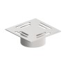 Rooster RVS304 tbv Compact vloerput 184.150.050 en 182.150.050