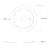 Eurofast ISPC drukverdeelplaat DVP-ISPC-70N - 70 x 0,5 mm